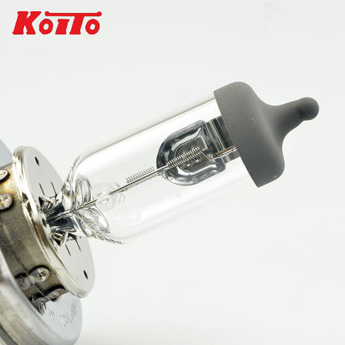 日本koito小糸汽车摩托车卤素前大灯泡H4超亮55W100W三爪远近一体 - 图1
