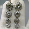 Exquisite flower metal spring and summer skirt shirt rhinestone button
