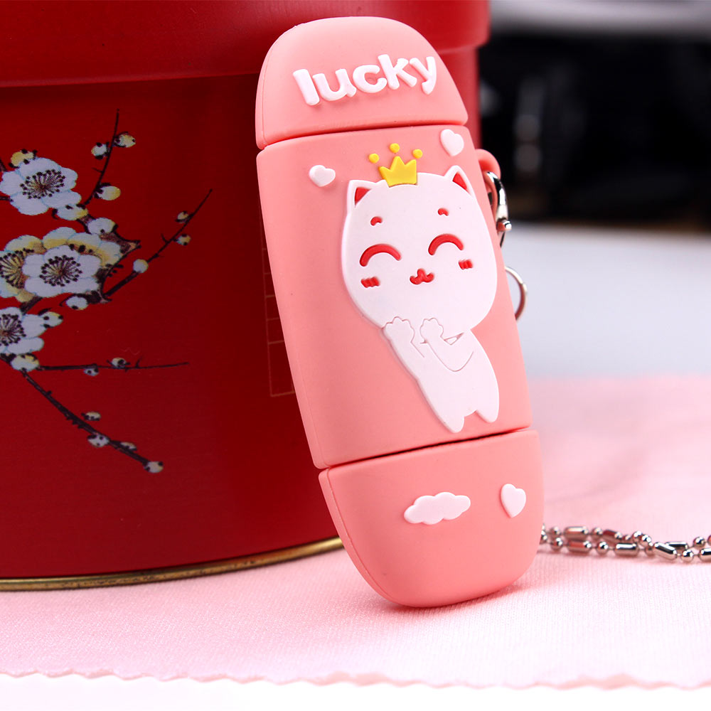 卡通版苹果手机u盘32g高速创意可爱女生礼物