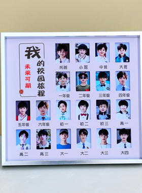 儿童成长记录一、二寸相框摆台