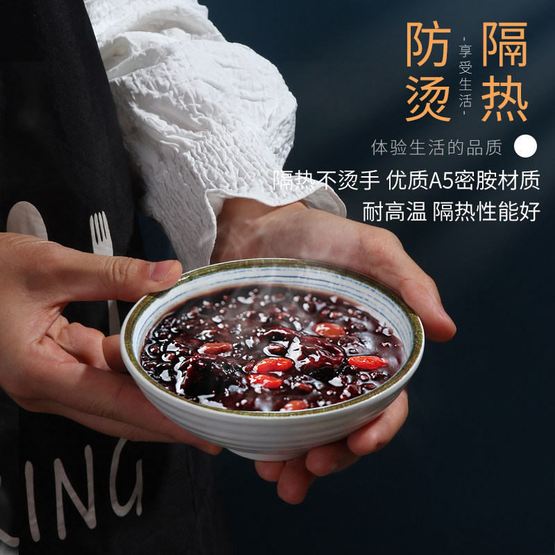 金蓝密胺小碗商用饭店火锅餐饮专用塑料小汤碗调味蘸料米饭碗仿瓷