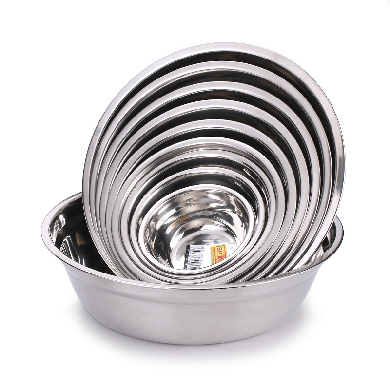 加厚不锈钢汤盆加深饭盆食品级家用圆形小菜碗饭碗铁碗汤碗商用,淘宝优惠券,粉丝福利购,淘宝优惠卷