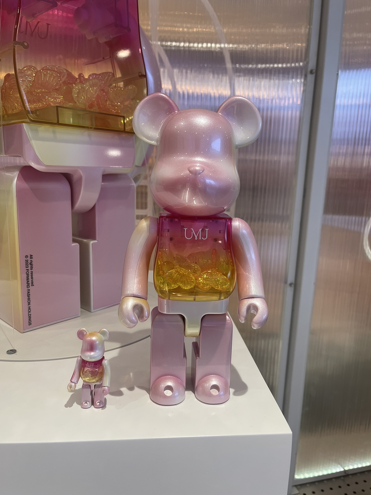 2023BE@RBRICK Macau 限定积木熊暴力熊bear brick100%&400% - 图1