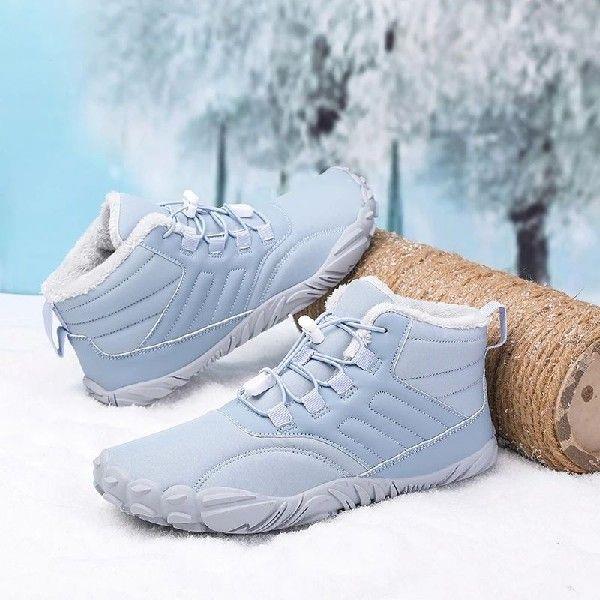 Snow Boots Waterproof Men Winter Shoes Barefoot Ankle Boots - 图0