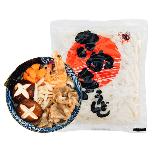 日本进口零食品宫武赞岐乌冬煮面（单包）200g*2包寿喜锅面条拌面 - 图3