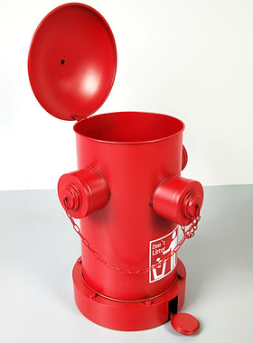 铁艺消防栓垃圾桶道具创意装饰