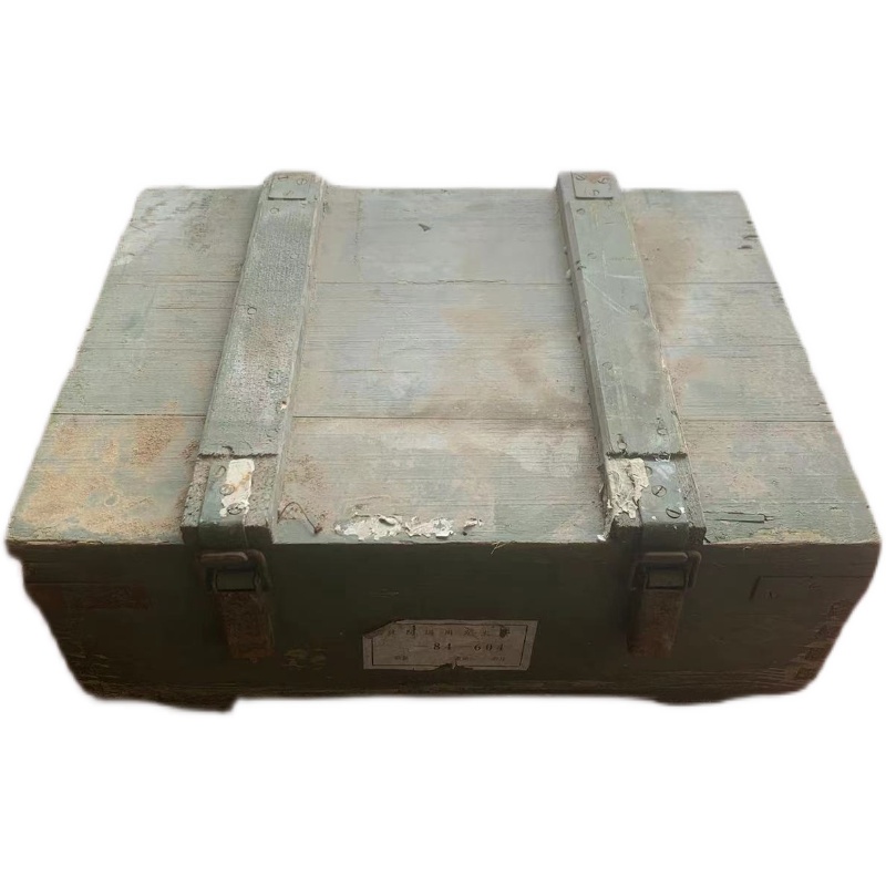 炮弹箱弹药箱子弹箱实木退役储物箱cs场地布景军迷松木工具箱正品 - 图3