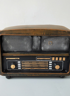 老式收音机酒吧摄影道具装饰品