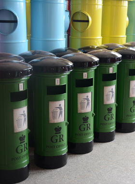 复古铁艺邮筒模型摆件创意装饰品