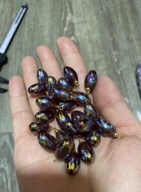 斯阳平替高亮充粉mini提子葡萄串DIY抖音爆款手机包链钥匙扣配件