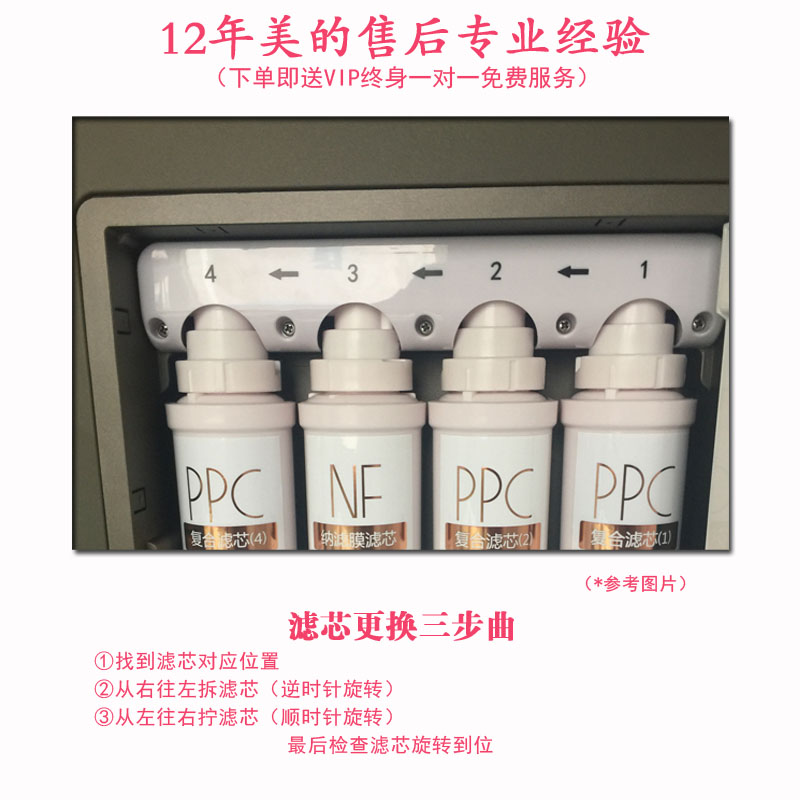 美的饮水机滤芯JD1560S 1569S 1759S 1652S 1561S-NF纳滤膜净水器 - 图2