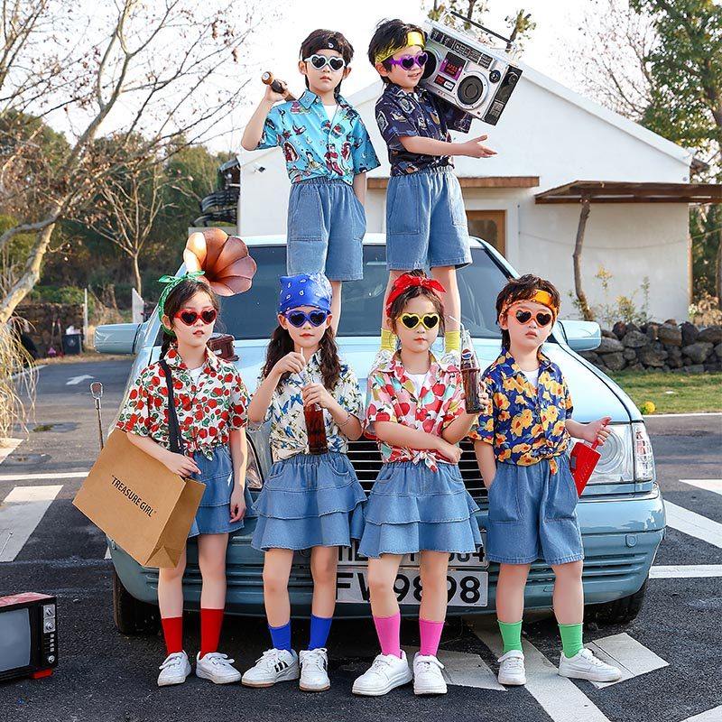表演演出服花港风走秀儿童节衬衫运动会穿搭套装港式年代复古8090,淘宝优惠券,粉丝福利购,淘宝优惠卷