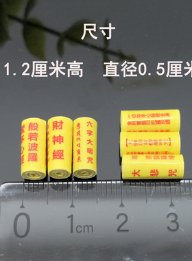 微缩小经文楞严咒心经大随求装藏