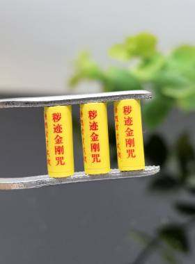 秽迹金刚咒密宗微缩迷你小经文卷