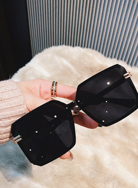 网红款ins墨镜新款潮女韩版偏光太阳镜男士时尚街拍大脸显瘦眼镜