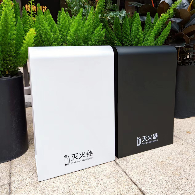 加厚烤漆灭火器箱商场4S店酒店楼盘商用4KG5KG2支装灭火器陈列箱 - 图2