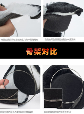 儿童耳罩保暖可折叠夜光耳套冬天防冻耳捂子男童骑行便携护耳朵