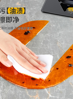 铝箔底耐高温！厨房专用防油贴纸
