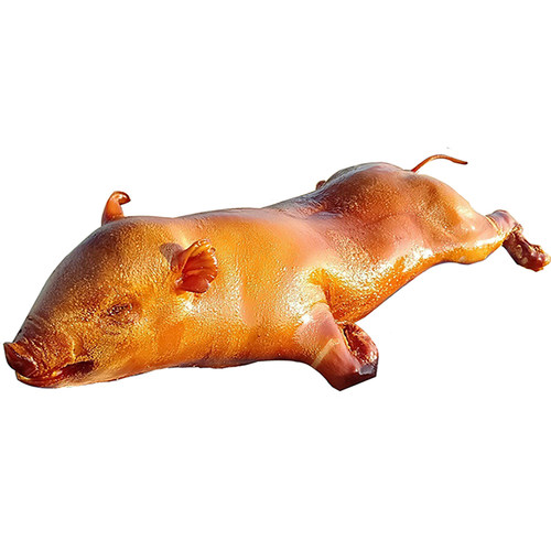 正宗荣昌烤乳猪脆皮五香舌尖美食卤乳猪黄金猪整只春节礼盒装 - 图3