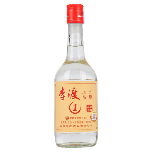 李渡酒珍藏壹号52度500ml*6瓶珍品1号浓特兼香型白酒高粱酒 - 图2