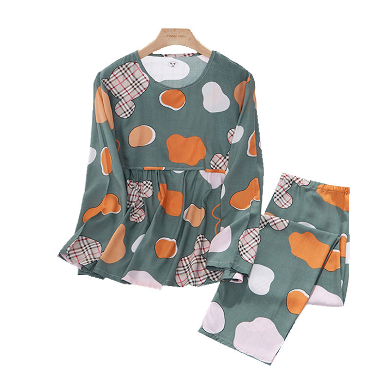 月子服棉绸5月份孕妇睡衣夏季薄款产后喂奶孕期透气哺乳套装大码6,淘宝优惠券,粉丝福利购,淘宝优惠卷