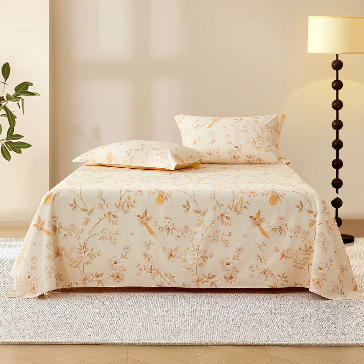 水星家纺全棉抗菌床单纯棉磨毛工艺家用被单单件学生宿舍单双人,淘宝优惠券,粉丝福利购,淘宝优惠卷