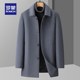 Romon Men's Wool Fashion Casual Woolen Coat