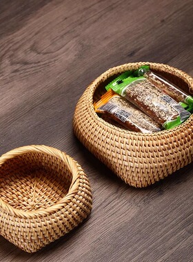手工竹质竹节碗防烫防摔家用餐盘