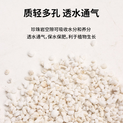 生长魔励 透气基质土珍珠岩颗粒扦插养花专用花卉多肉拌土育苗土 - 图0