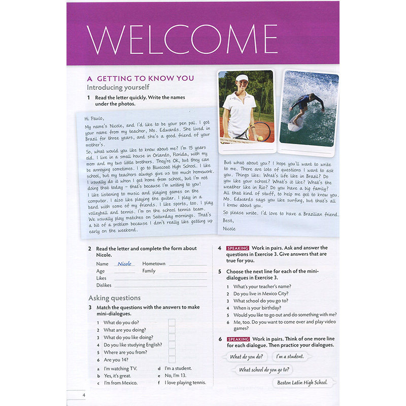 总代理 剑桥中学英语教材美版think 2级学生书 赠音频 英文原版进口课程五级通用英语pet考试b1水平cambridge English 国图广州图书专营店