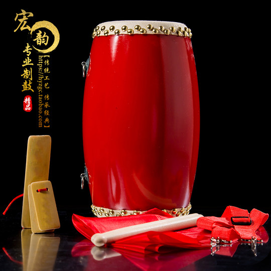 Kindergarten Ansai waist drum for adults cowhide Yangko waist drum