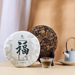 八马茶叶 白茶福鼎白茶太姥山寿眉一年茶饼装自饮357克