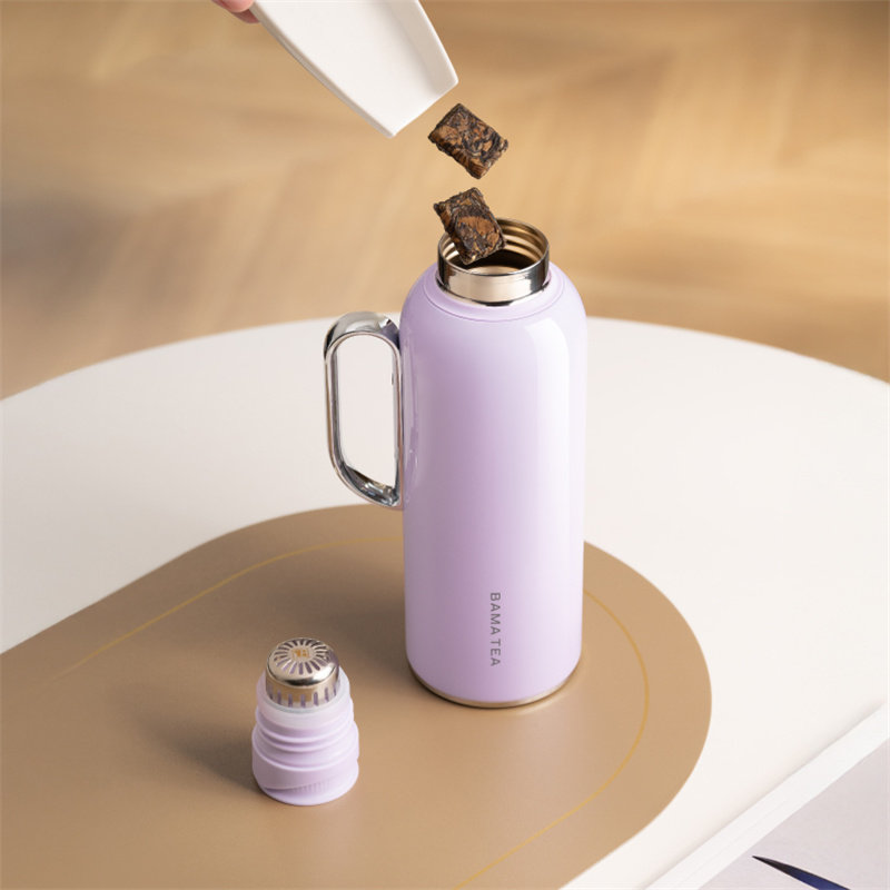 八马茶业新品茗悦焖茶壶304不锈钢钛滤露营泡茶喝水保温壶750mL,淘宝优惠券,粉丝福利购,淘宝优惠卷