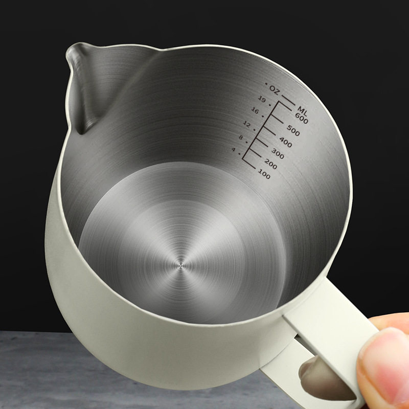 尼布 二代鹦鹉嘴拉花杯304不锈钢打奶杯专业咖啡压纹拉花缸700ML,淘宝优惠券,粉丝福利购,淘宝优惠卷