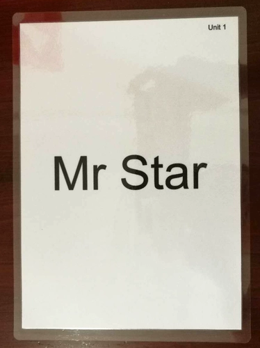 Вторая версия двойного Кембриджского детского KB начального уровня 1234 Международная английская карта Word Cross -пластичная учебная помощь