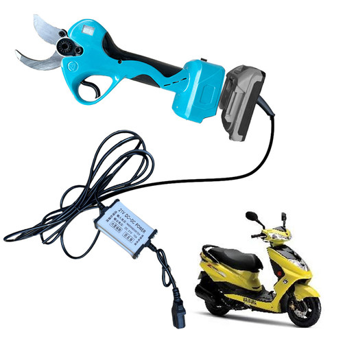 电压转换器 配铅酸电池48V-72V转21V25A可配工具电剪 电锯 电钻等 - 图3