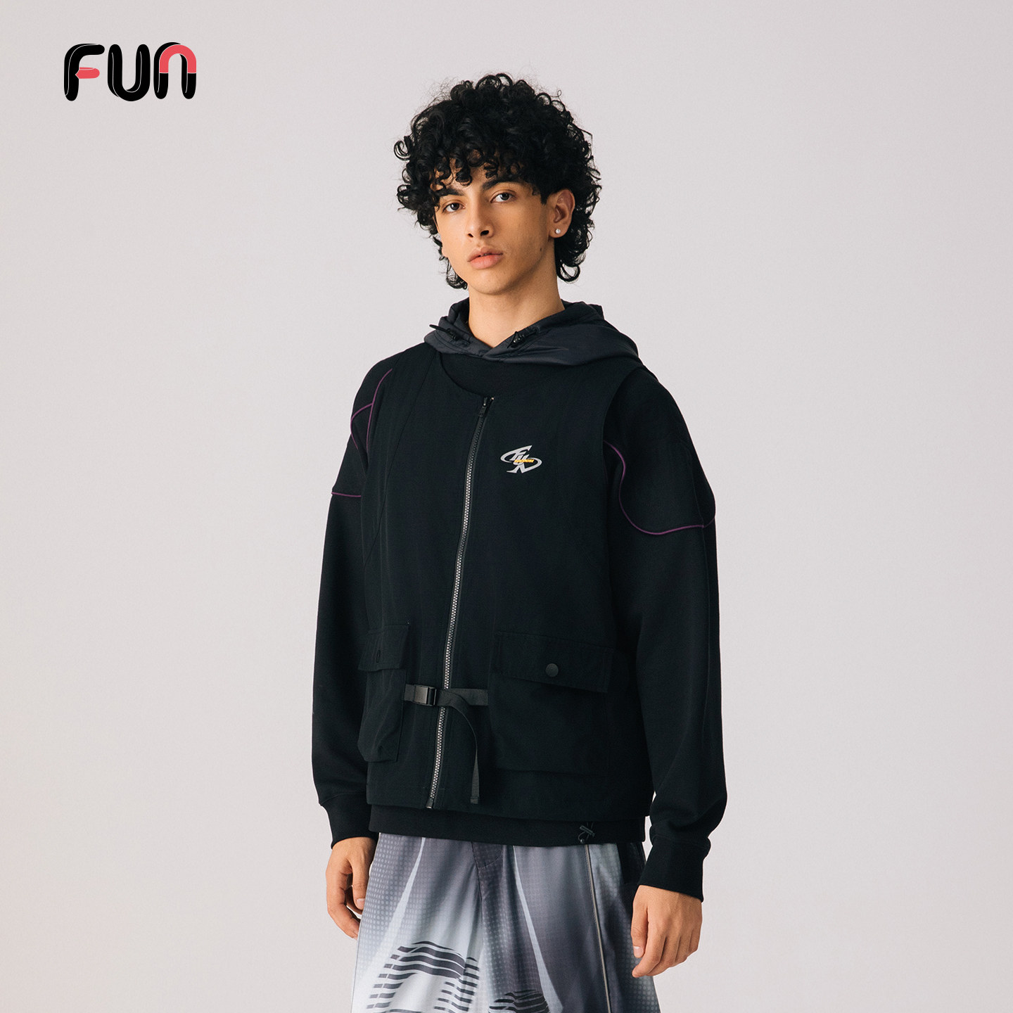 Fun2025秋冬季商场同款工装马甲女休闲坎肩多口袋机能风背心男女,淘宝优惠券,粉丝福利购,淘宝优惠卷