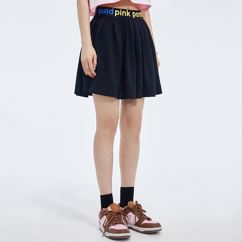 Fun潮牌夏季新款粉红豹联名半身裙女潮ins