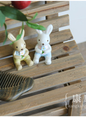 康康时光迷你木条长椅拍摄zakka