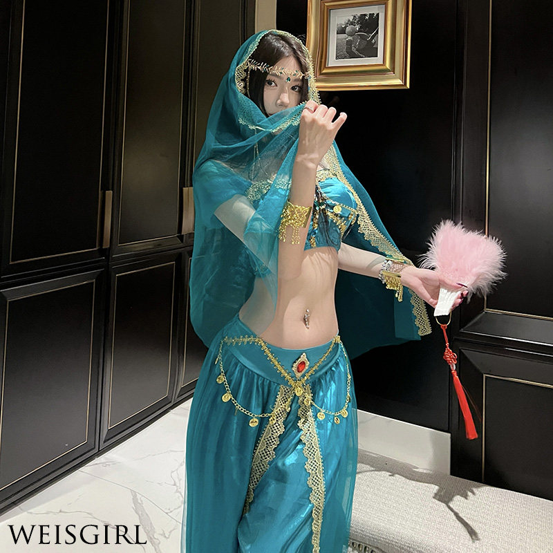 异域风情西域舞姬cosplay性感希腊阿拉丁女神肚皮舞服装印度舞娘 - 图0