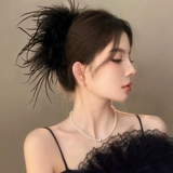 Брендовая заколка-крабик, заколка для волос, акула, страус, изысканный стиль