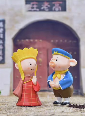 西游记小摆件玩偶全套手办沙僧孙悟空唐僧猪八戒白龙马人物模型