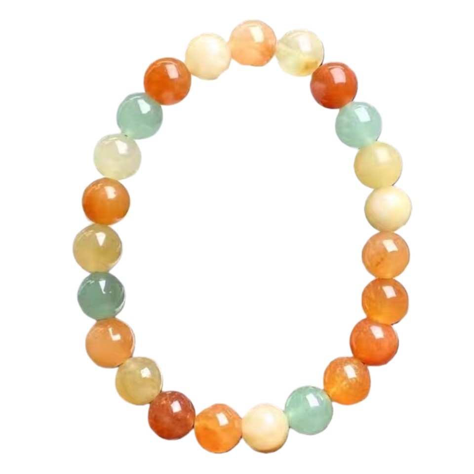 天然金丝玉手串女中国古老玉石福禄寿手链8mm油润光亮民族风饰品,淘宝优惠券,粉丝福利购,淘宝优惠卷