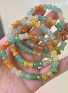 油润天然玉石手串东陵玉