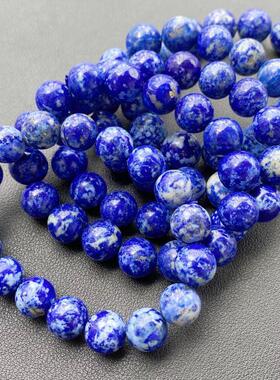 老矿青金石手串民族风青花瓷