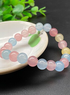 摩根玉髓手链轻奢百搭款饰品