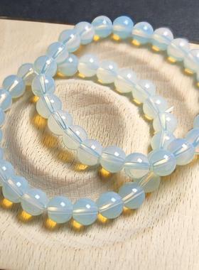 女蛋白石手串民族风冰种