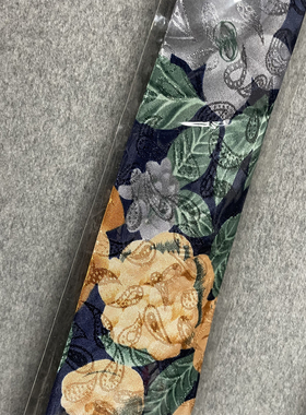 休闲复古古着商务复古花纹领带