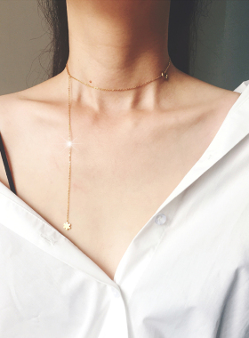 ZOXI百搭简约高级感女长款项链