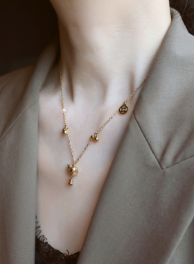 ZOXI不掉色旺财小葫芦项链轻奢女